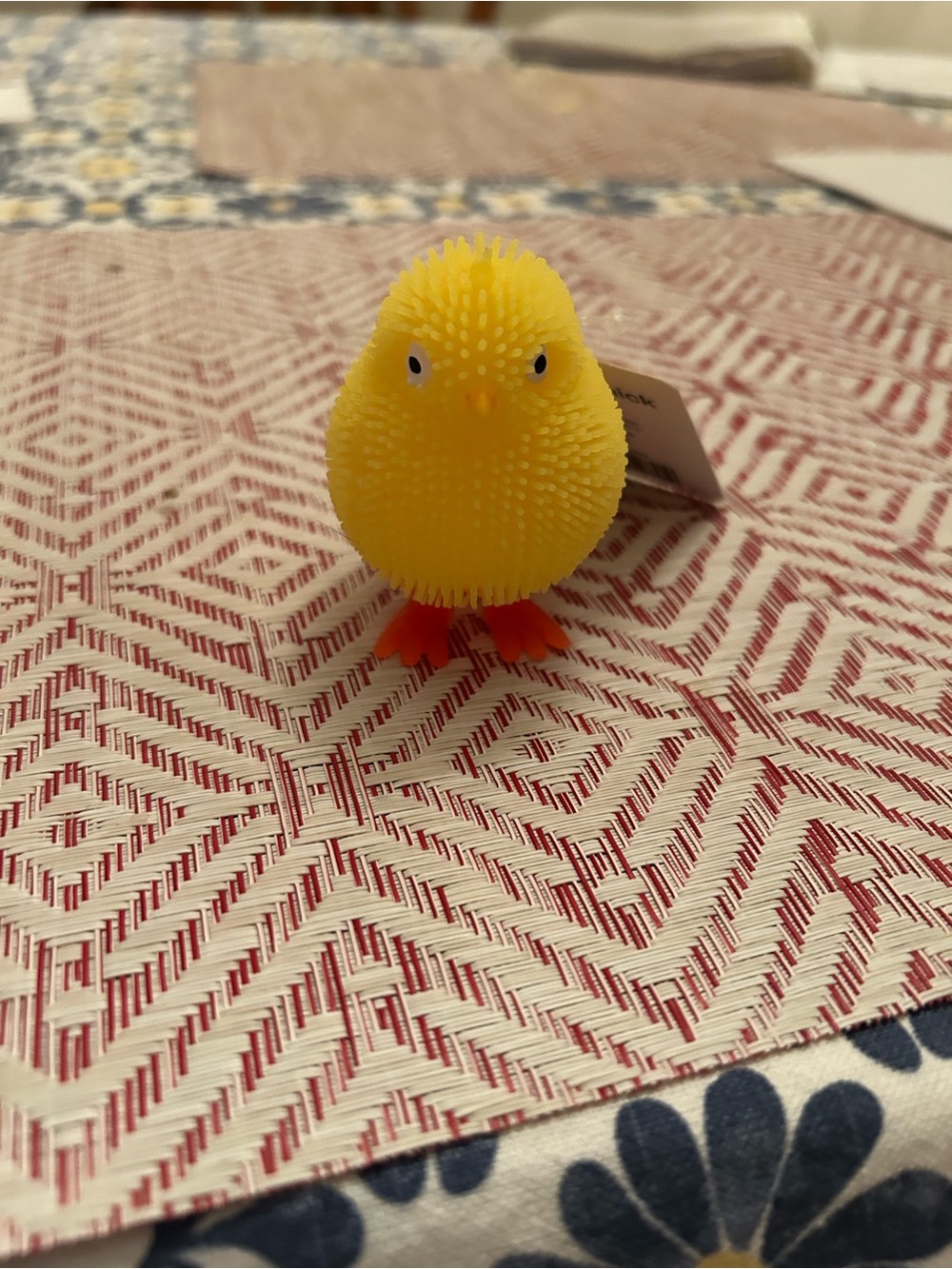 Yellow Light Up Chick Puffer Toy - Kids Sensory Squish